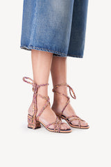 ISABEL - Strappy Cotton Sandals